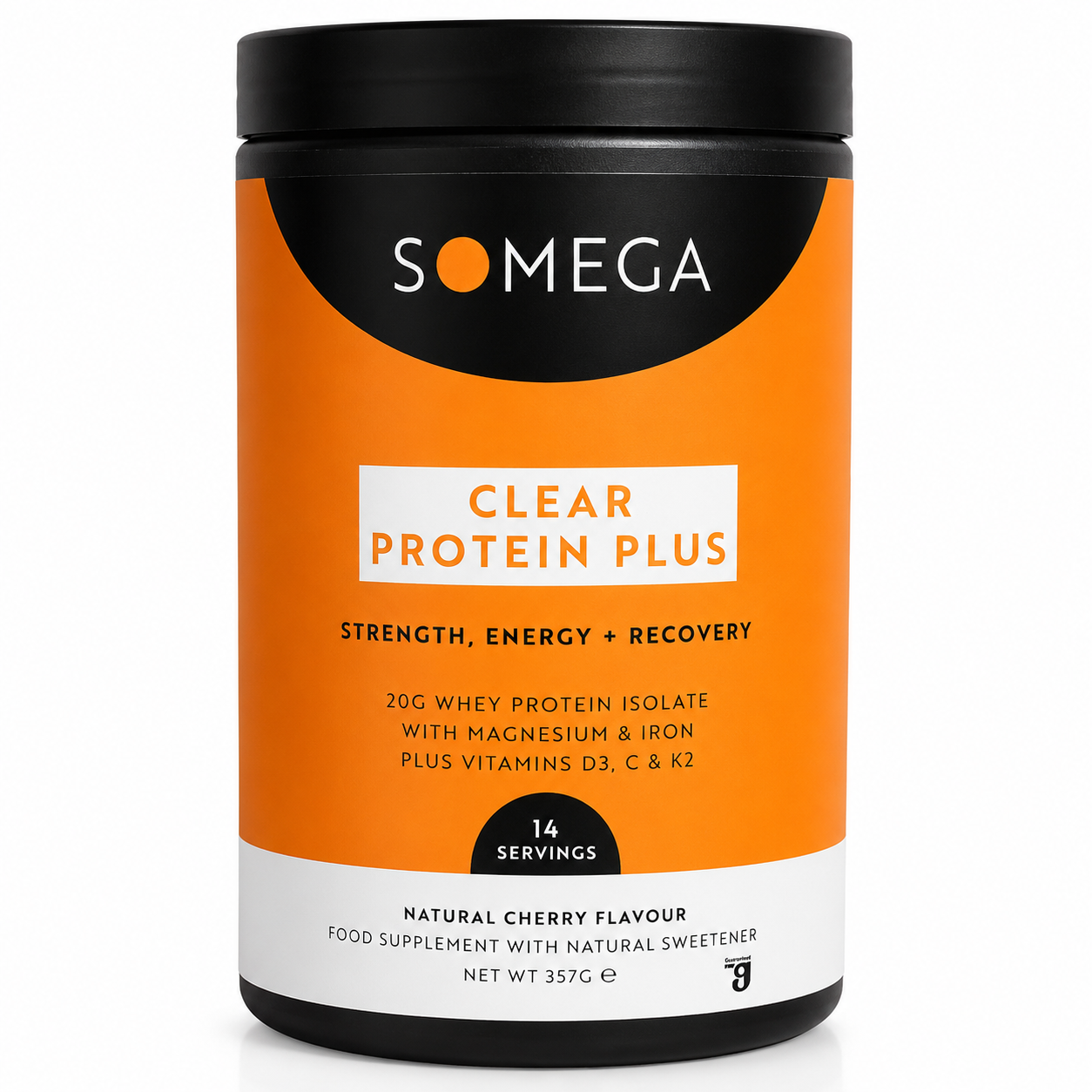 Clear Protein Plus 1 SOMEGA Clear Protein Plus clear protein powder